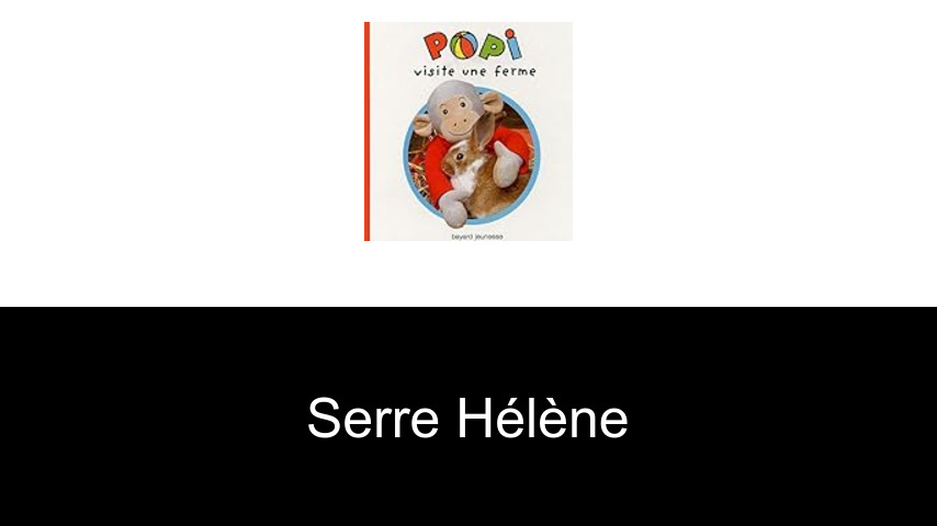 livres de Serre Hélène