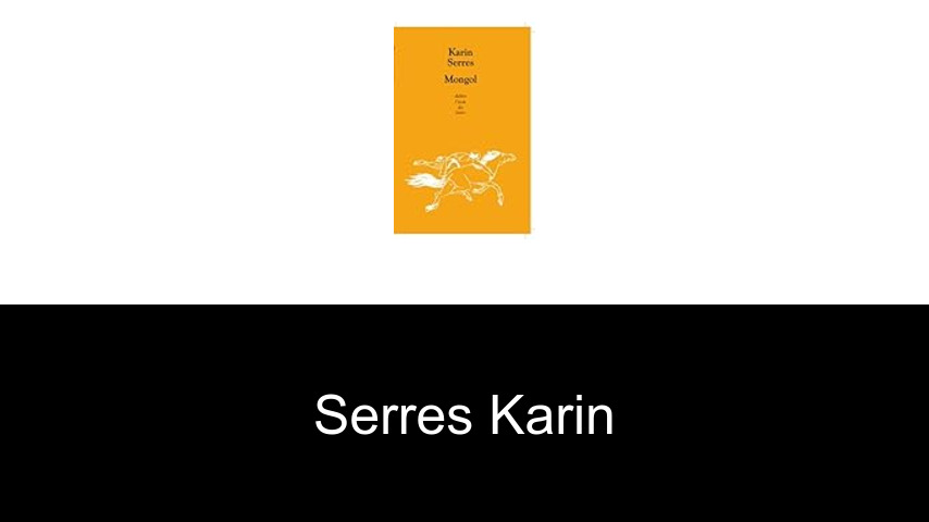 livres de Serres Karin