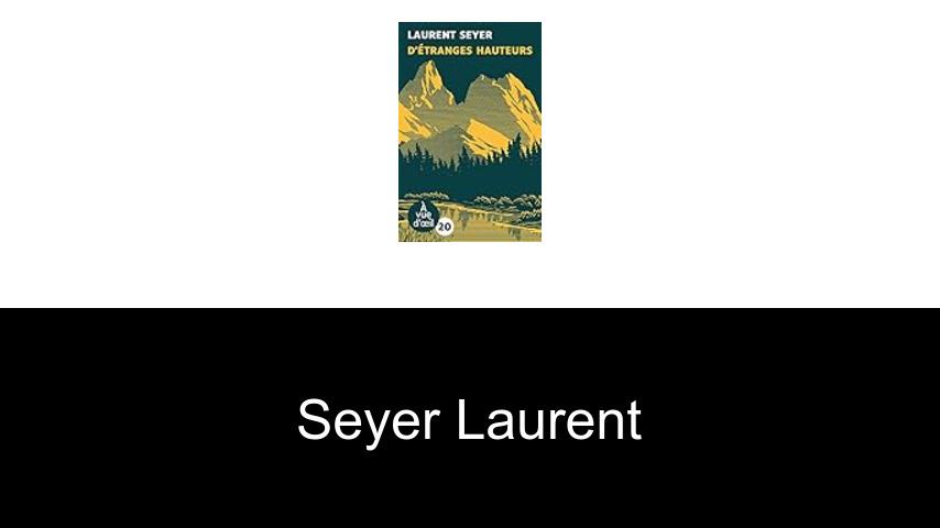 livres de Seyer Laurent