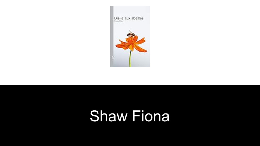 livres de Shaw Fiona
