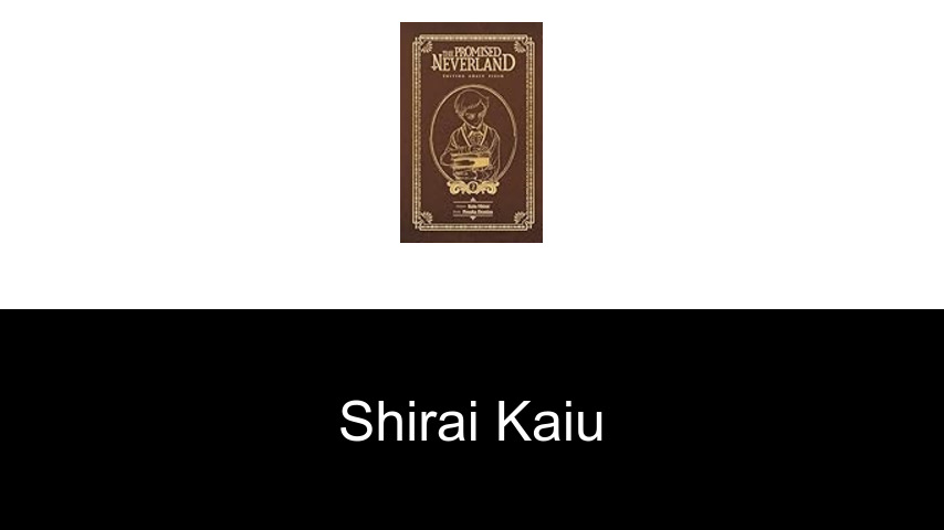 livres de Shirai Kaiu