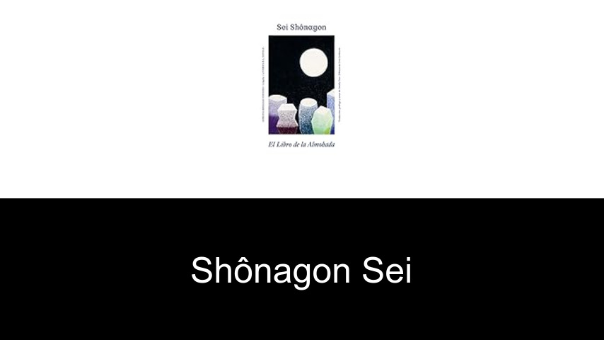 livres de Shônagon Sei