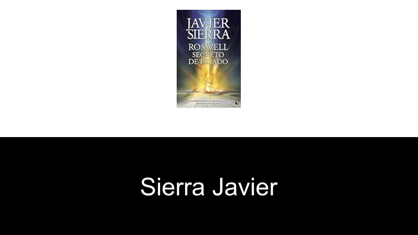 livres de Sierra Javier