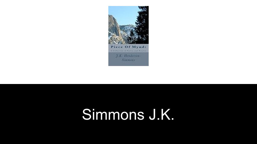 livres de Simmons J.K.