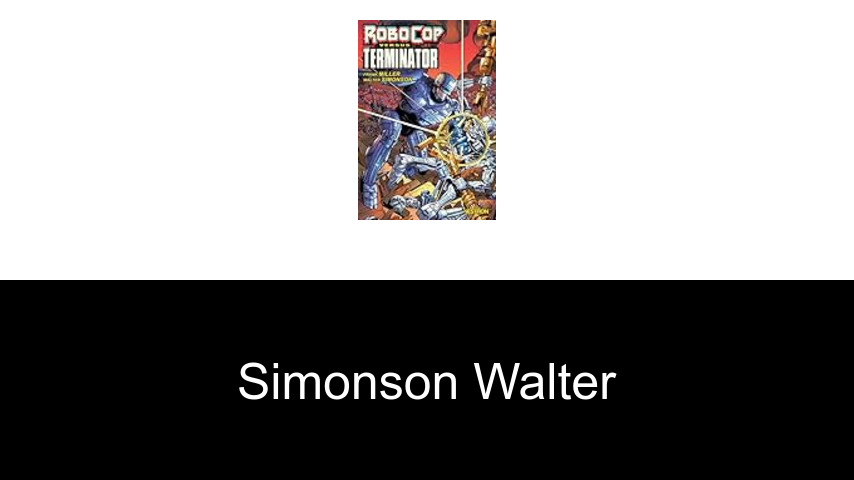 livres de Simonson Walter