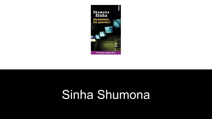 livres de Sinha Shumona