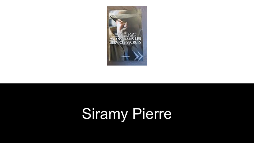 livres de Siramy Pierre
