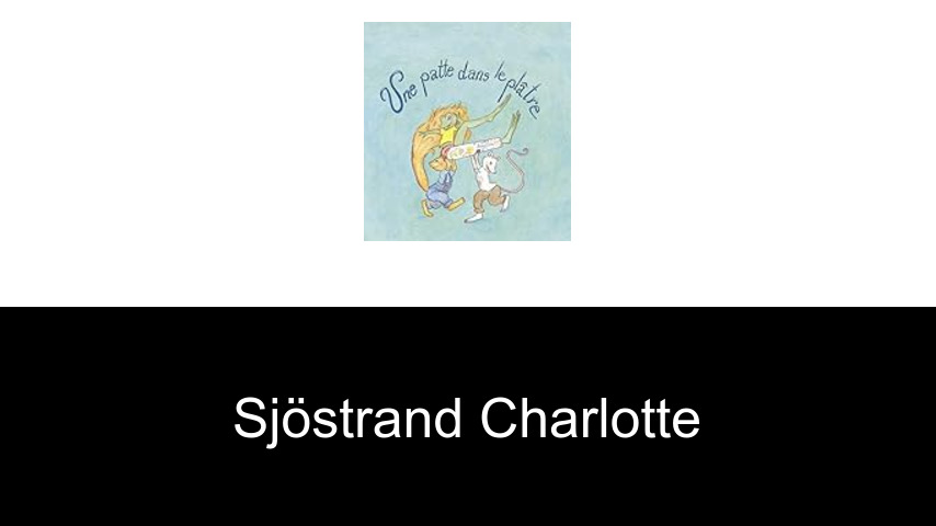 livres de Sjöstrand Charlotte