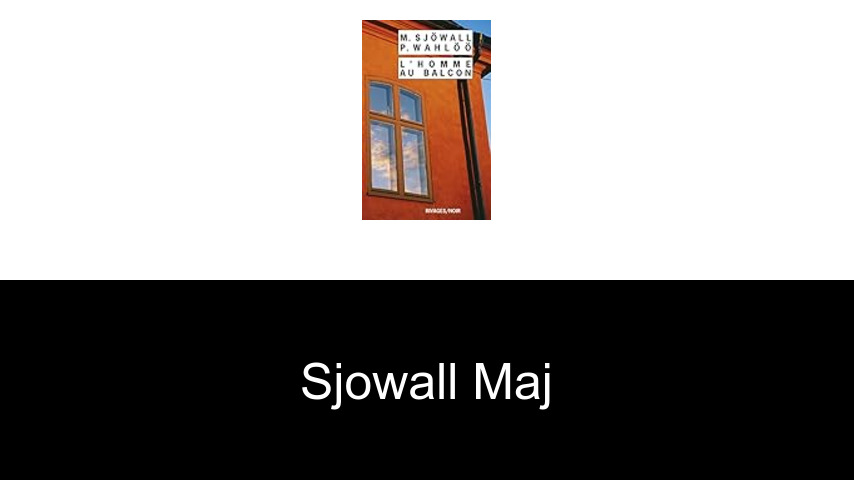 livres de Sjowall Maj