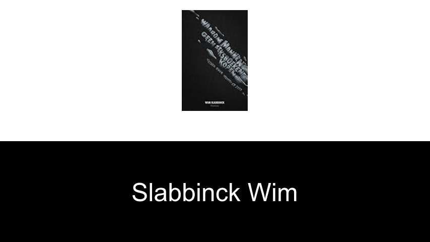 livres de Slabbinck Wim