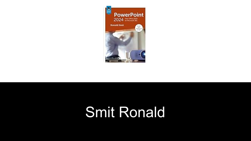 livres de Smit Ronald