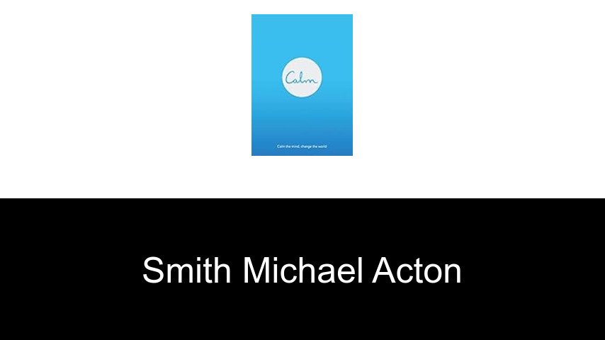 livres de Smith Michael Acton