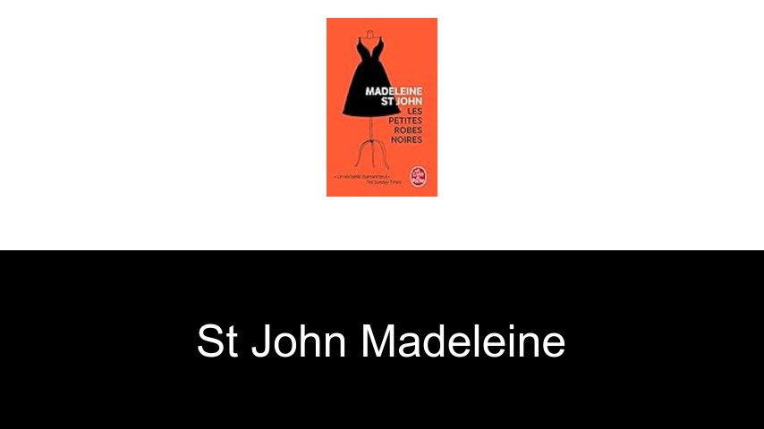livres de St John Madeleine
