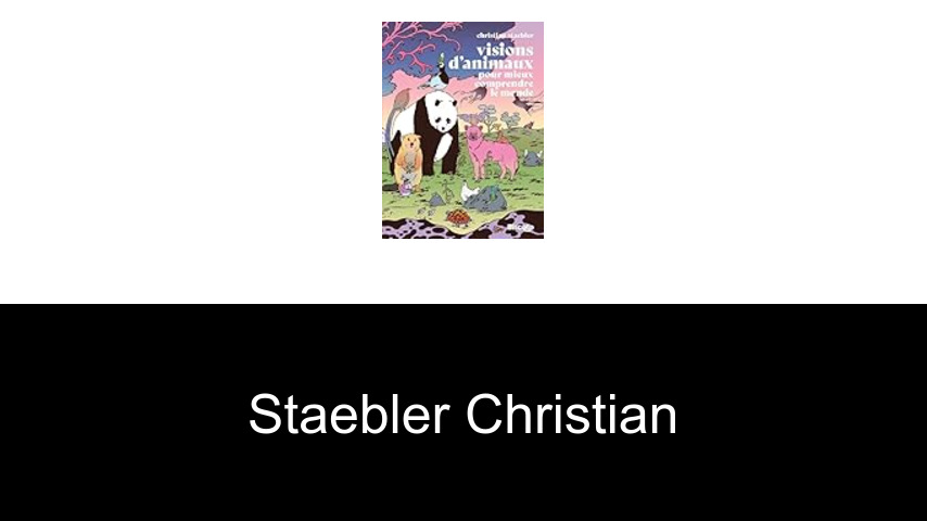 livres de Staebler Christian