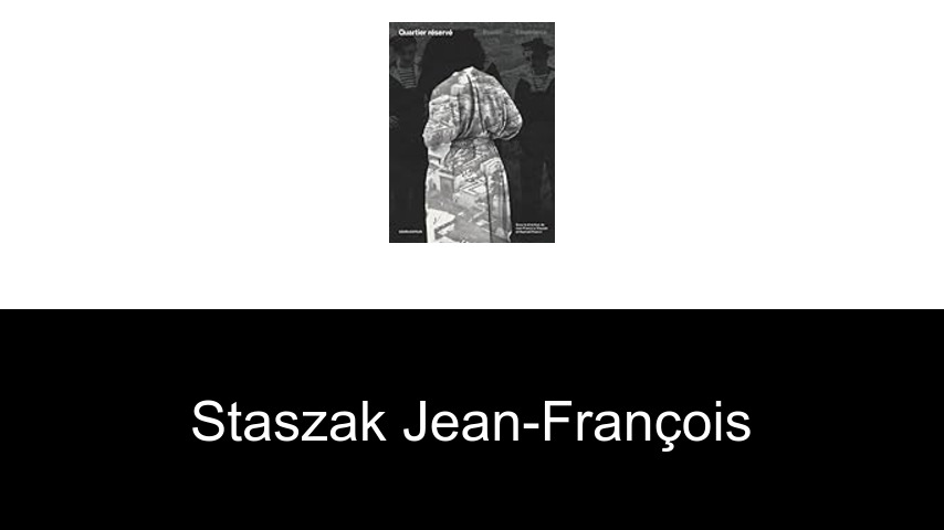 livres de Staszak Jean-François