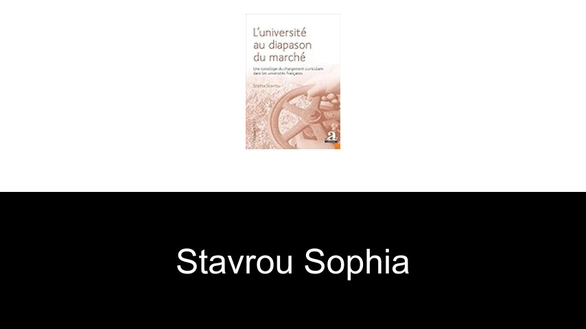 livres de Stavrou Sophia