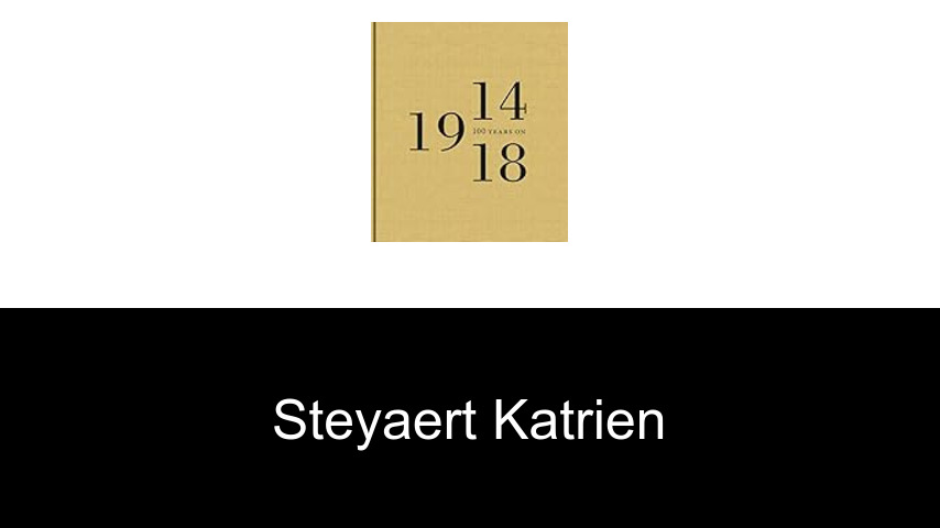 livres de Steyaert Katrien