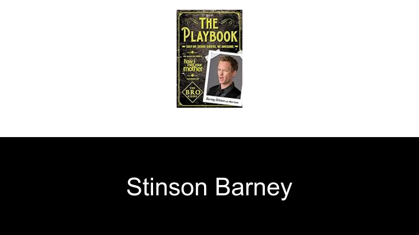 livres de Stinson Barney