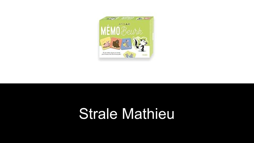 livres de Strale Mathieu