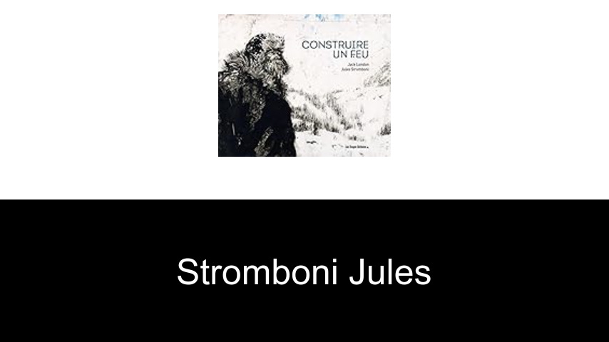 livres de Stromboni Jules