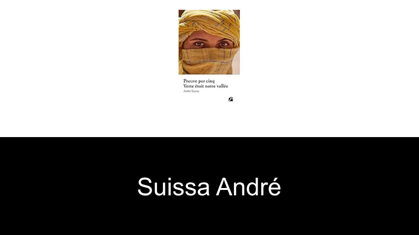 livres de Suissa André