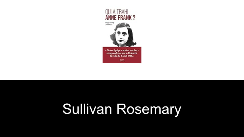livres de Sullivan Rosemary