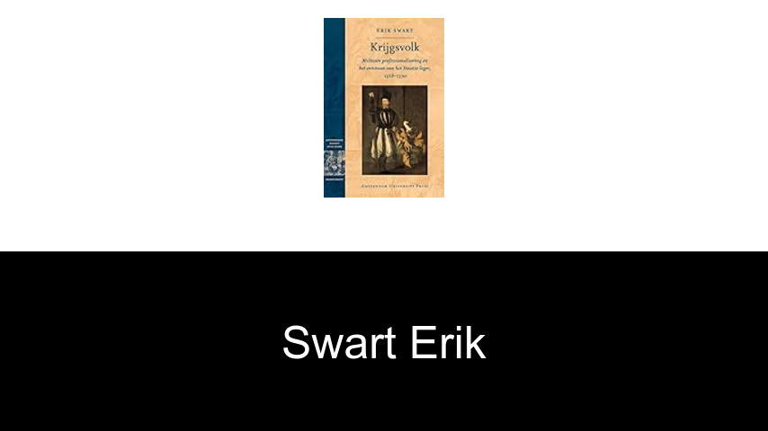 livres de Swart Erik