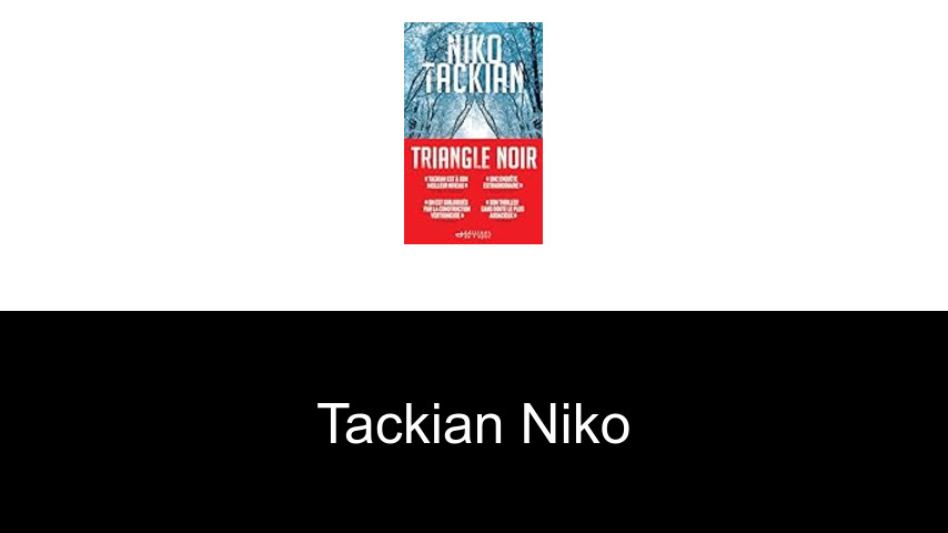 livres de Tackian Niko
