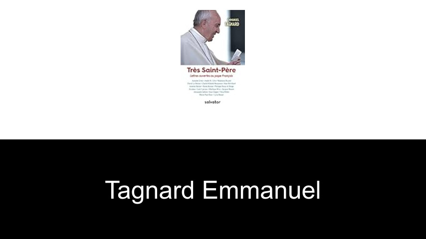 livres de Tagnard Emmanuel