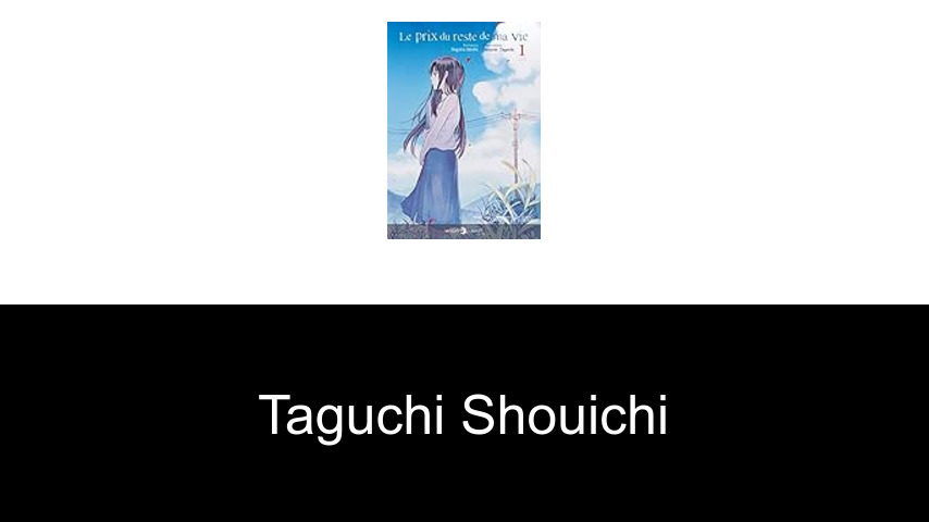 livres de Taguchi Shouichi
