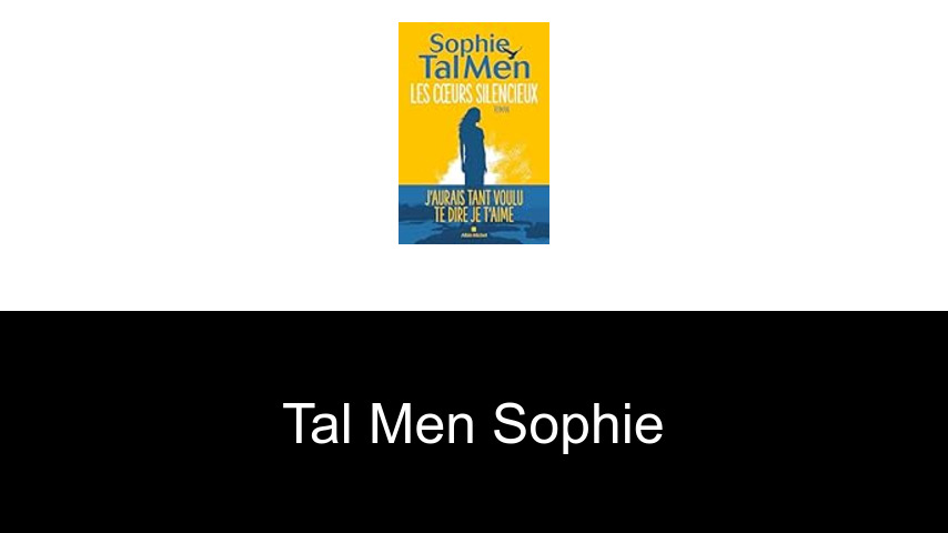 livres de Tal Men Sophie