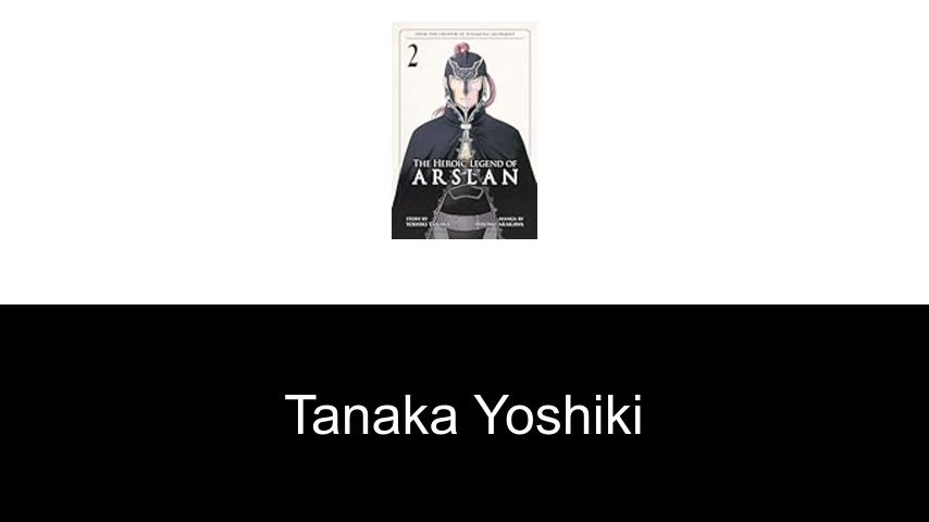 livres de Tanaka Yoshiki