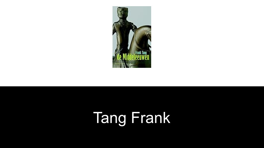 livres de Tang Frank