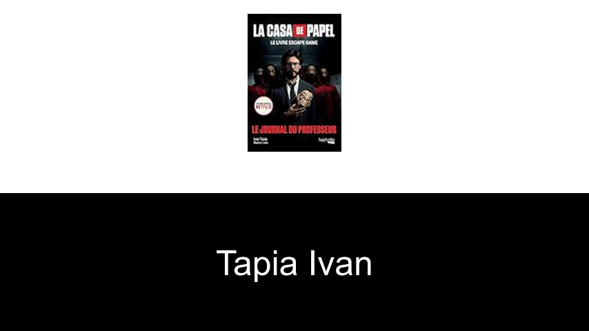 livres de Tapia Ivan