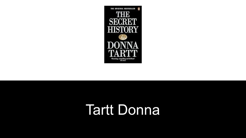 livres de Tartt Donna