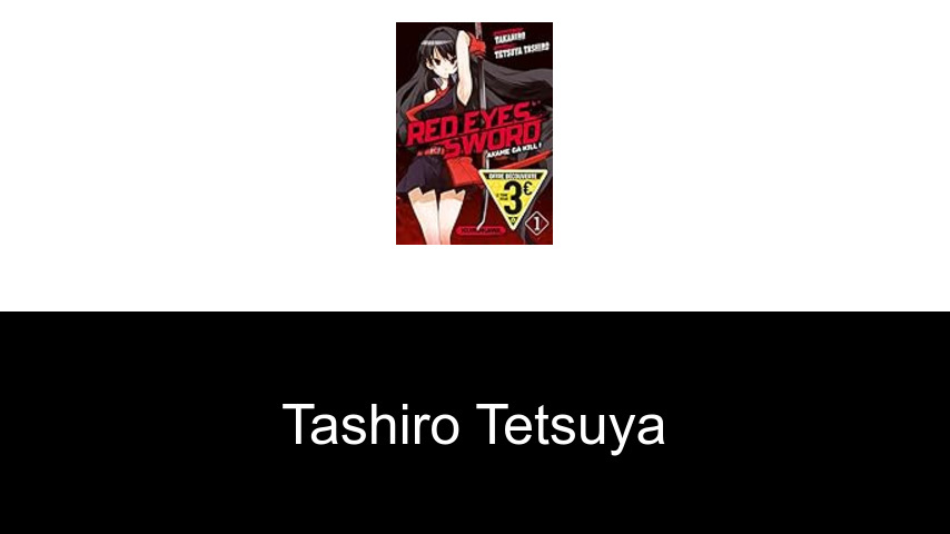 livres de Tashiro Tetsuya