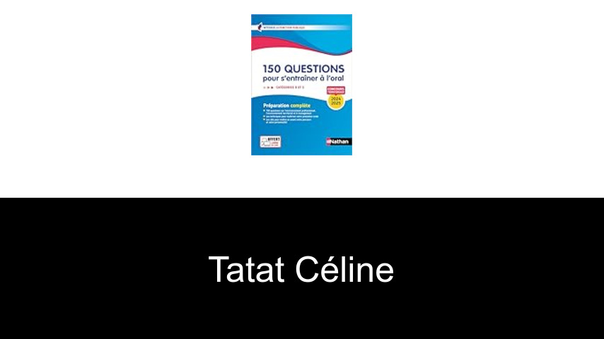 livres de TATAT Céline