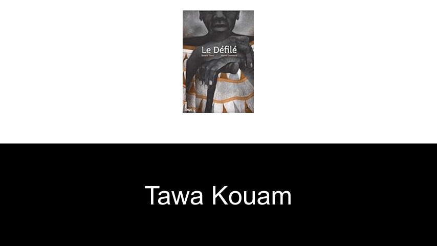 livres de Tawa Kouam