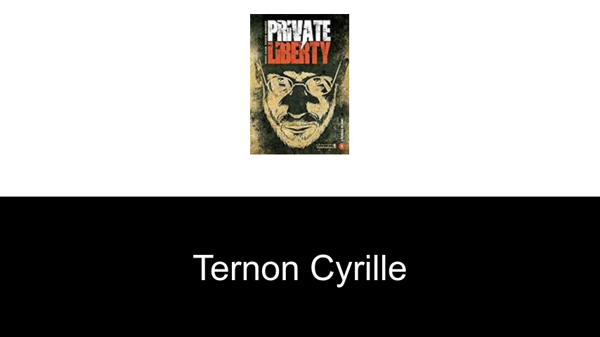 livres de Ternon Cyrille