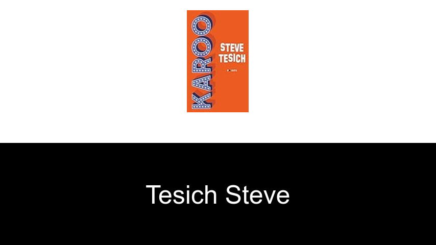 livres de Tesich Steve