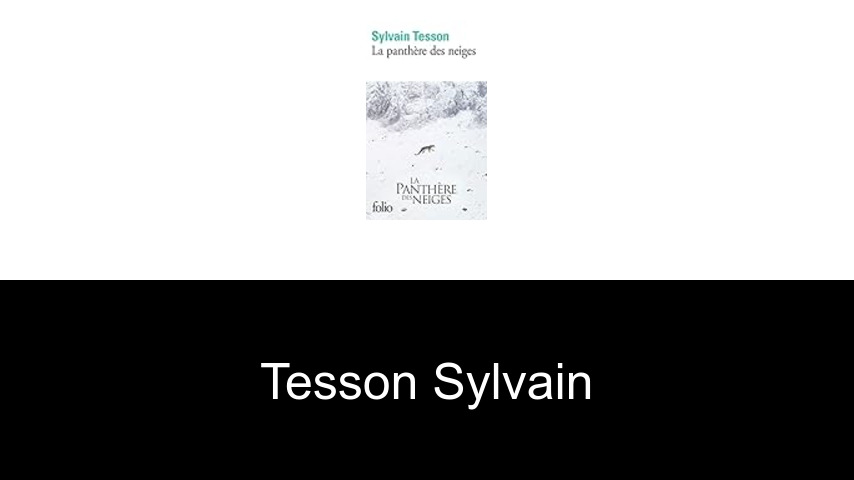 livres de Tesson Sylvain