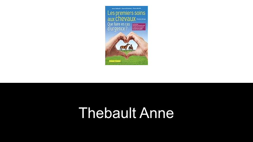 livres de THEBAULT Anne