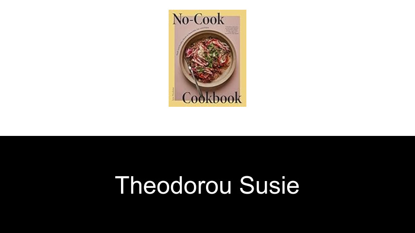 livres de Theodorou Susie