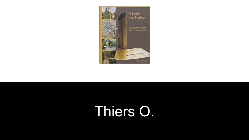 livres de Thiers O.