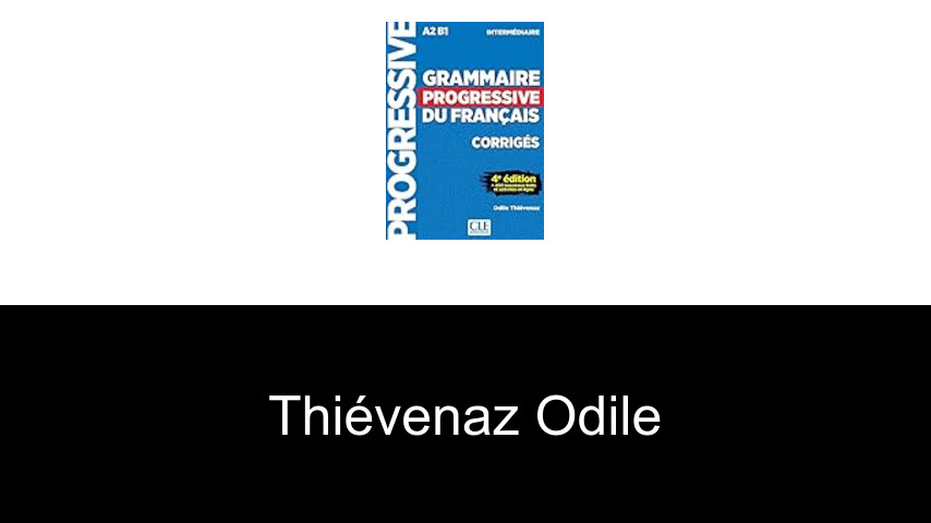 livres de Thiévenaz Odile