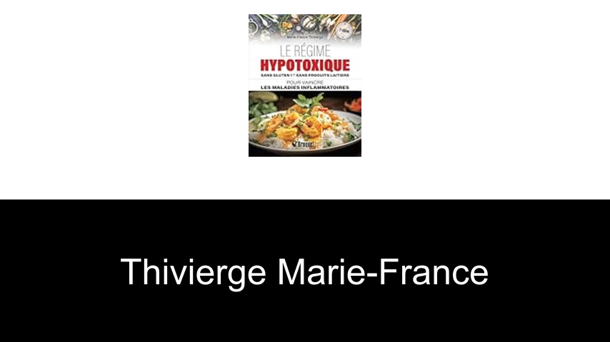 livres de Thivierge Marie-France