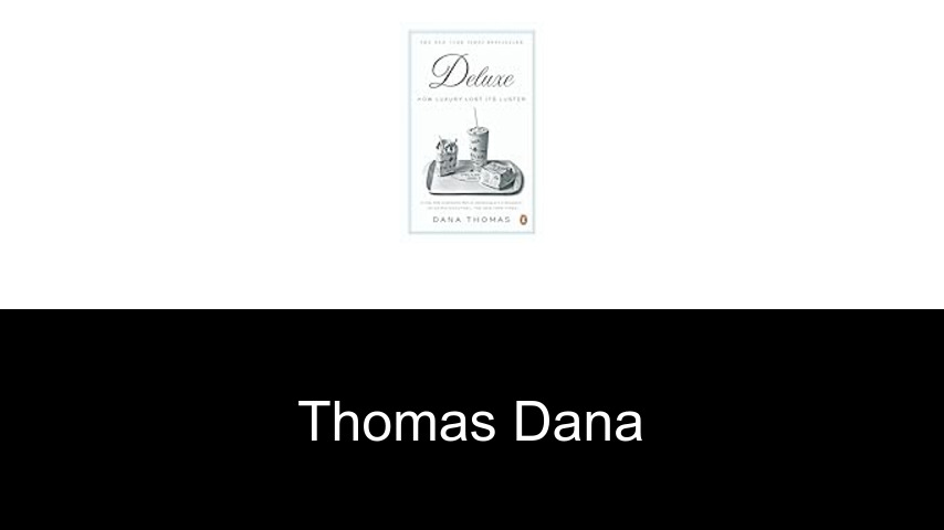 livres de Thomas Dana