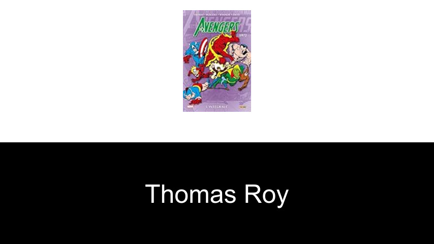 livres de Thomas Roy