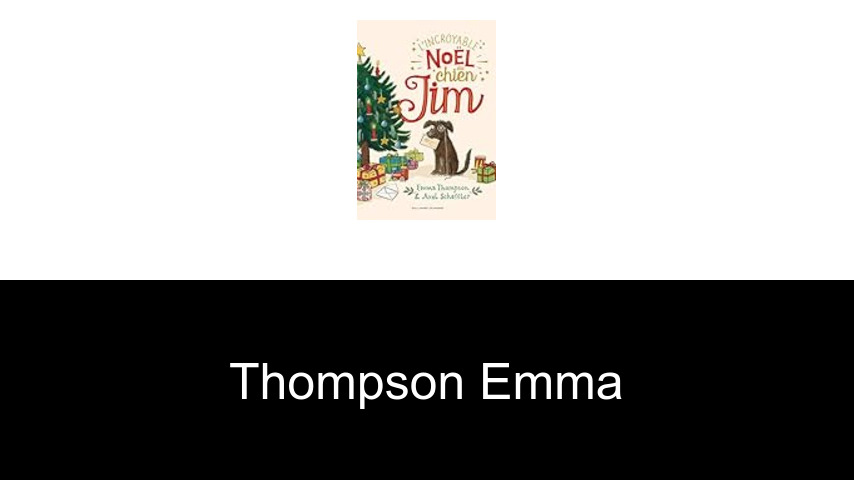 livres de Thompson Emma