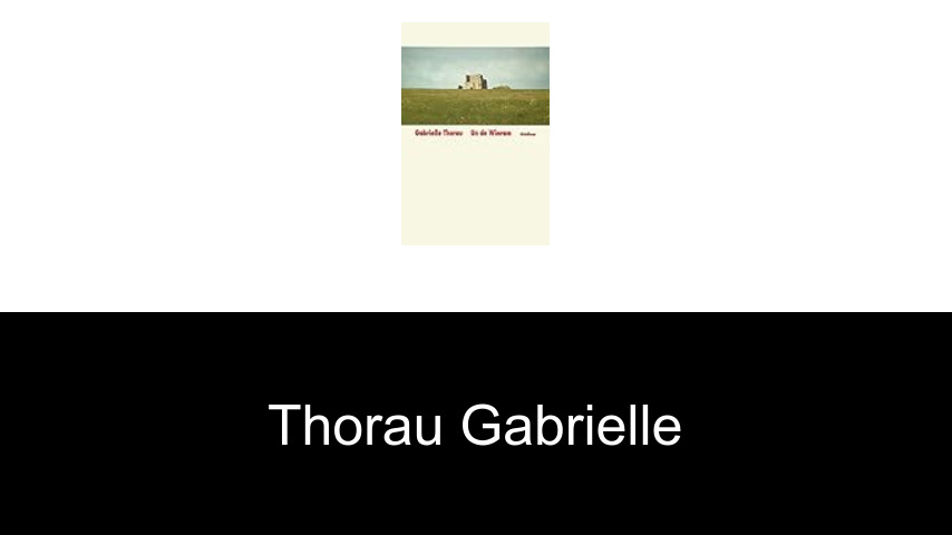 livres de Thorau Gabrielle